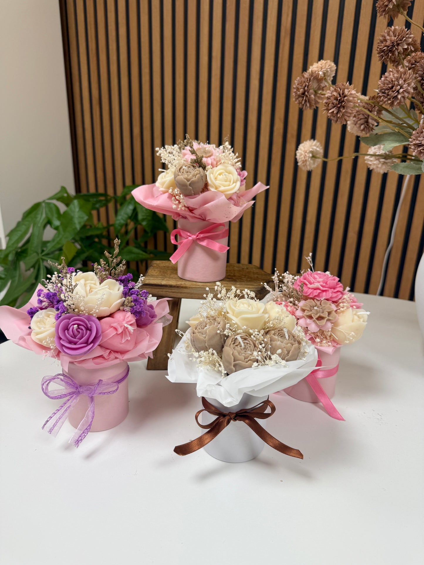Candle Bouquet Mix of colours