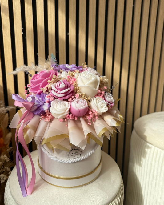 Pink & Violet Candle Bouquet