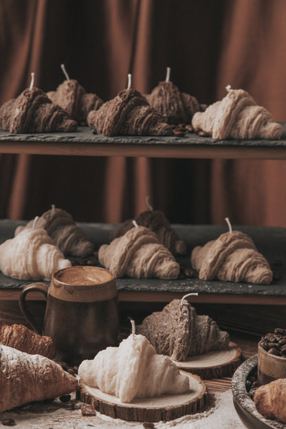 Croissant candle