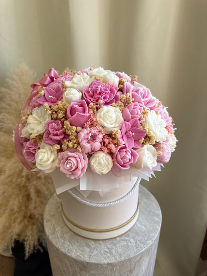 Pretty in Pink Candle Bouquet