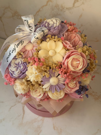 Blooming Candle Bouquet