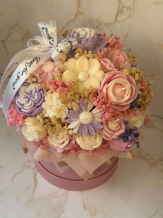 Blooming Candle Bouquet