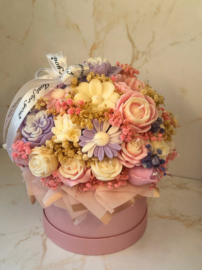 Blooming Candle Bouquet