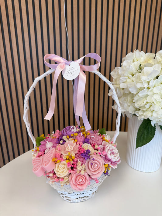 Flower Basket | Soy wax candles