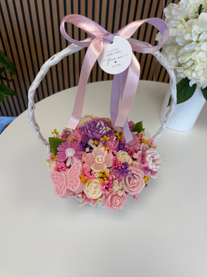Flower Basket | Soy wax candles