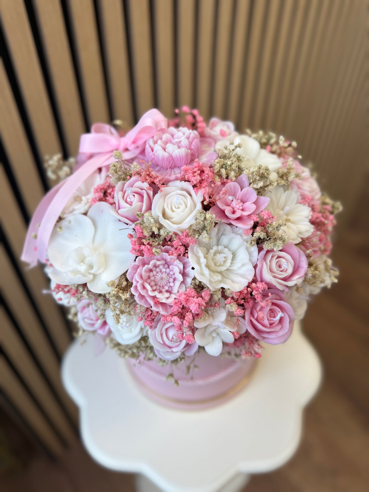 Whisper Blossom Candle Bouquet