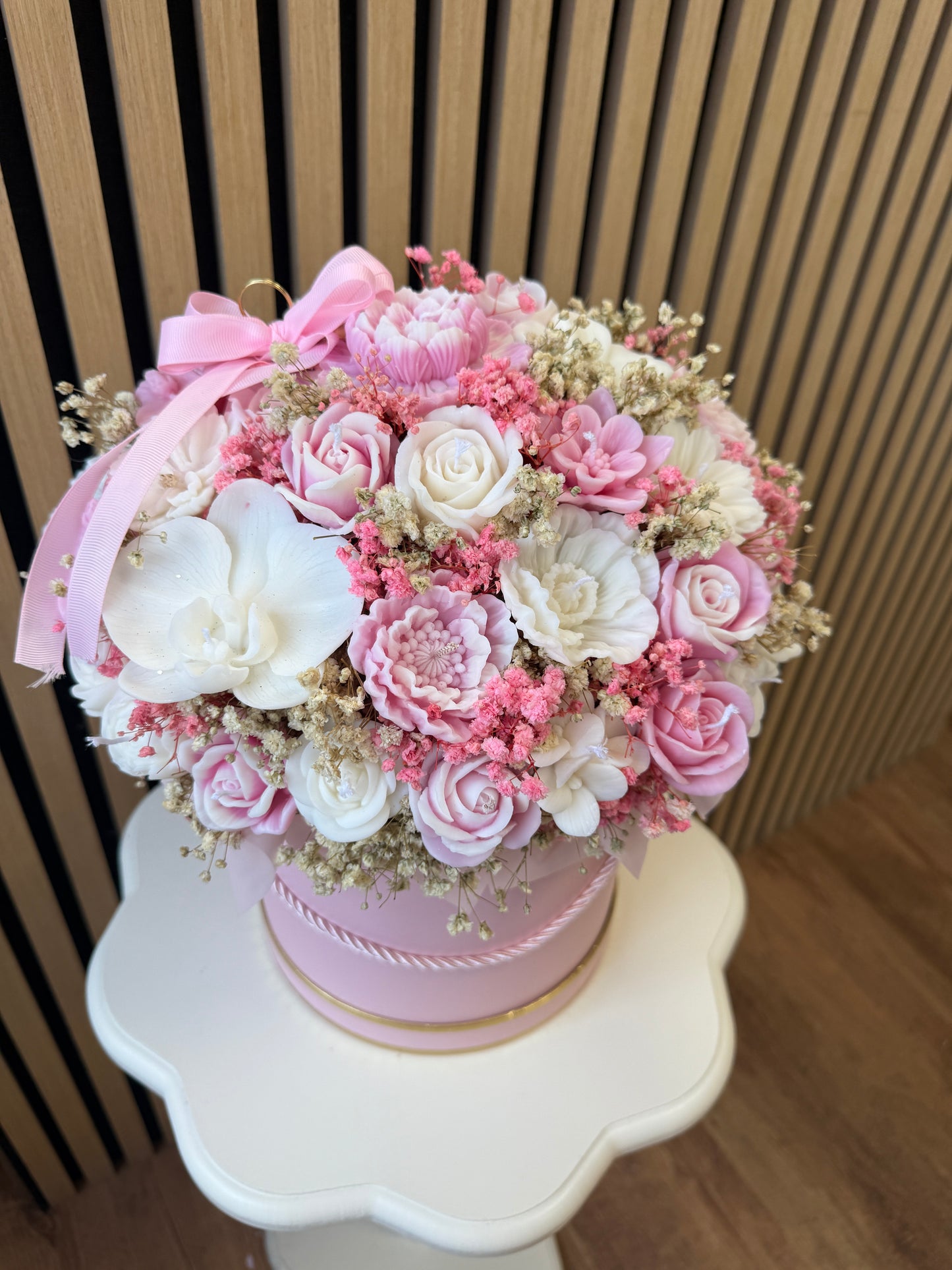 Whisper Blossom Candle Bouquet