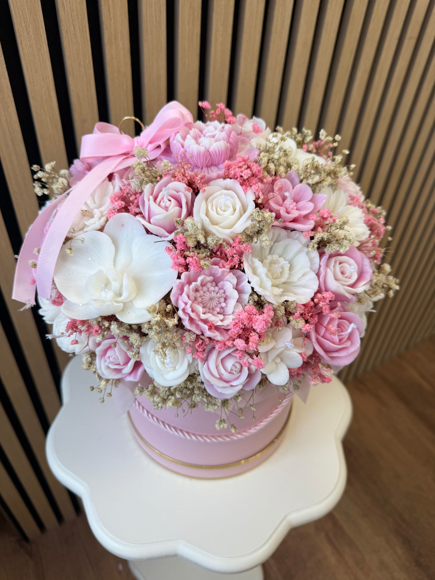 Whisper Blossom Candle Bouquet