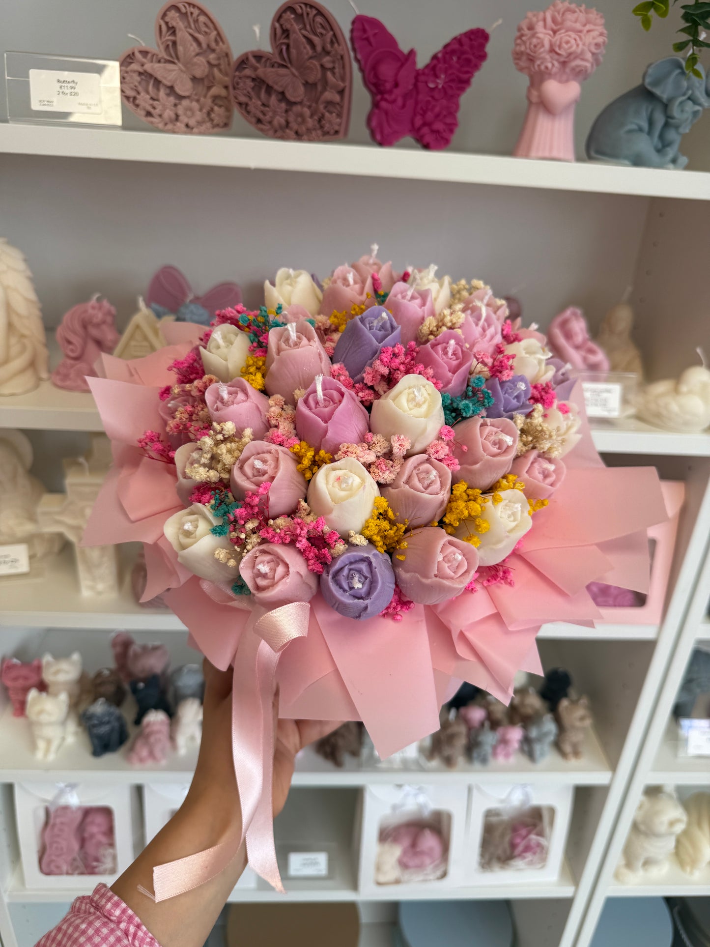 Tulips Candle Bouquet