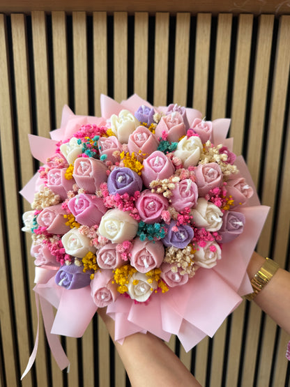 Tulips Candle Bouquet