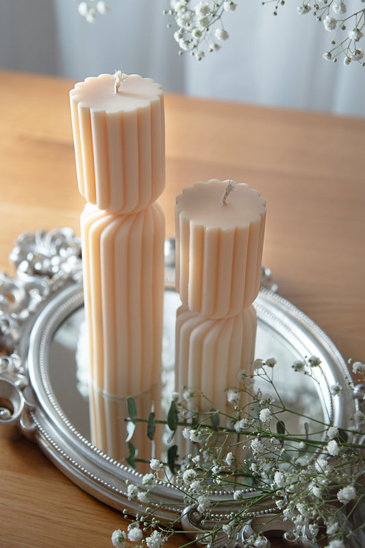 Ribbed Pillar Twisted
