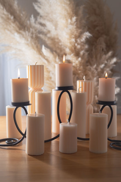 RITUAL SPIRIT - Ribbed Pillar Candles