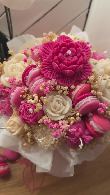 Macaron Bouquet of candles