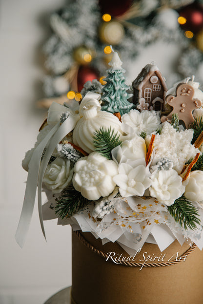 Christmas Wishes Candle Bouquet