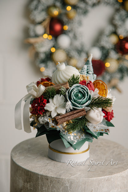 Festive Spice Candle Bouquet