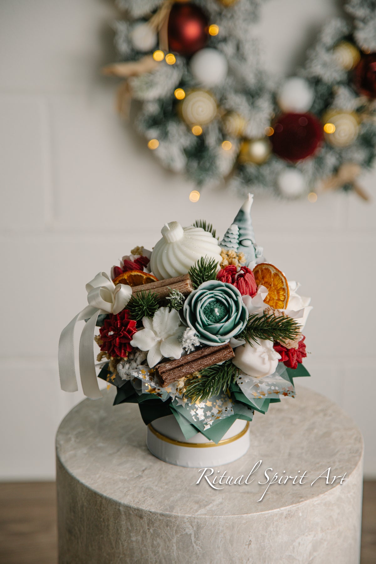 Festive Spice Candle Bouquet