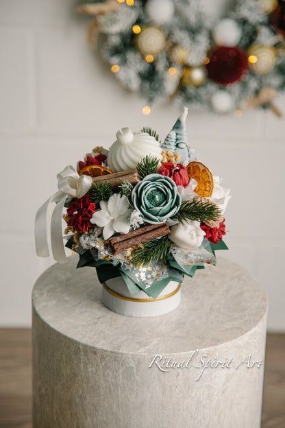 Festive Spice Candle Bouquet