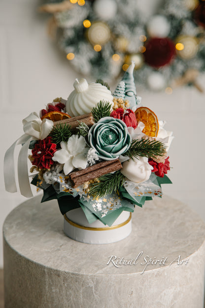 Christmas Wishes Candle Bouquet