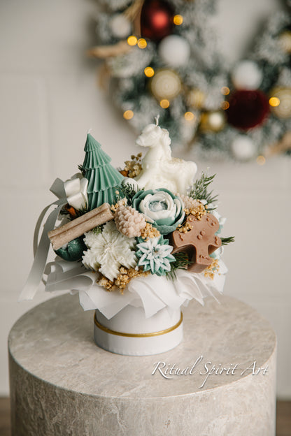 Winter Wonderland Candle Bouquet