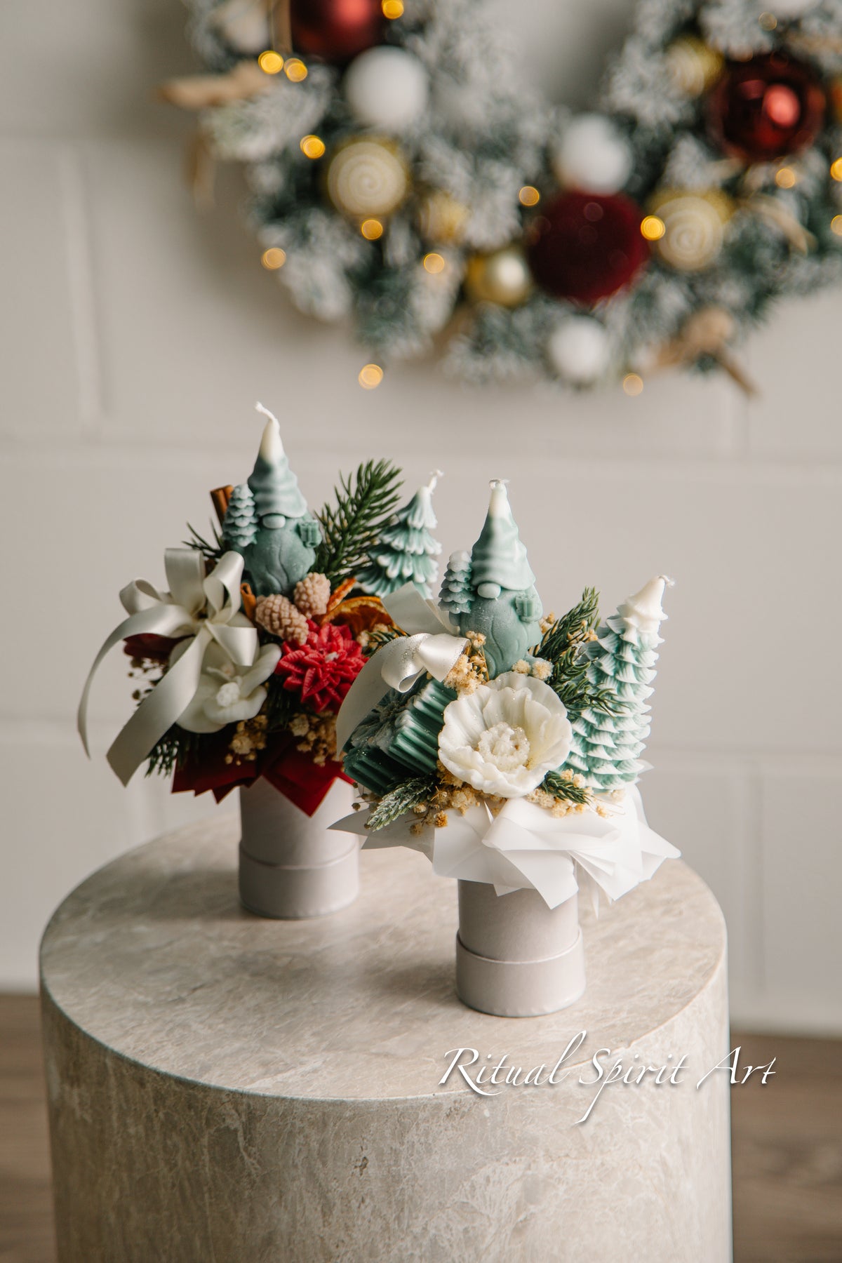 Winter Wonderland Candle Bouquet