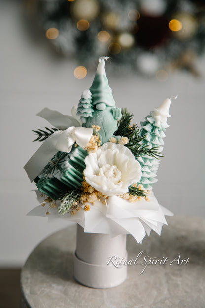 Christmas Wishes Candle Bouquet