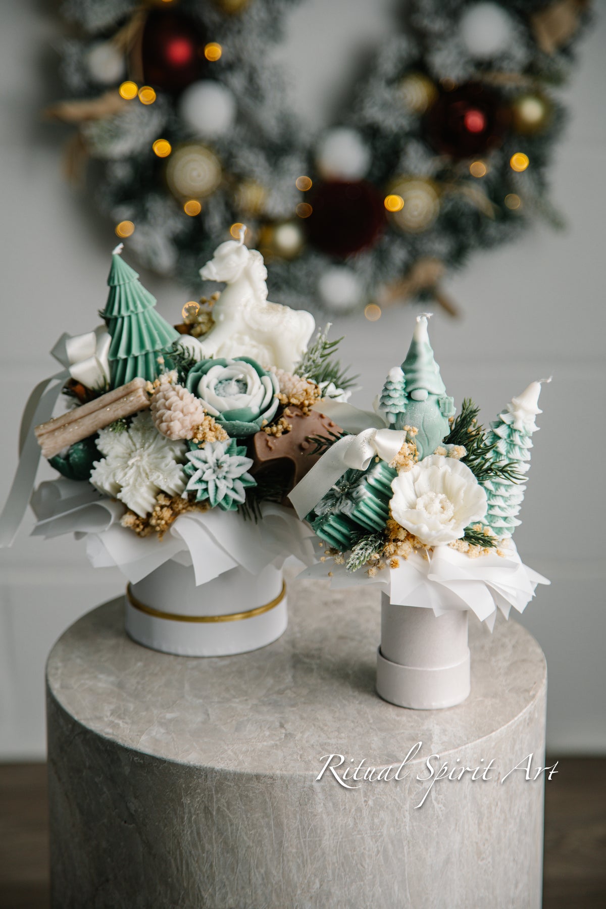 Winter Wonderland Candle Bouquet
