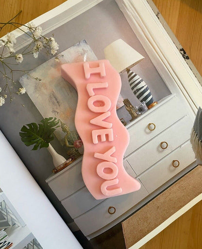 I Love You Candle